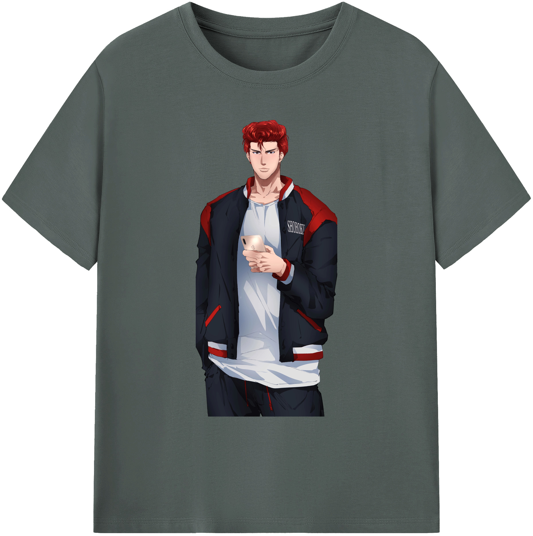 （画像用） SLAM DUNK／スラムダンク 綿100％ メンズ半袖Tシャツ｜肌触りやわらか＆通気性